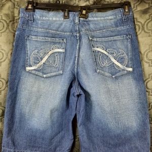 Size 42 Mens Long Shorts Indigo30 brand Skater / Board type Embroidered Pockets